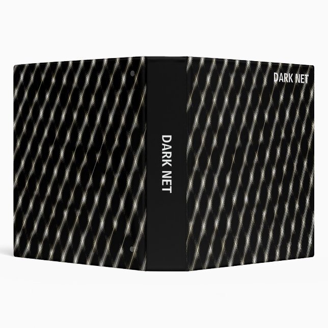 Abstract - Dark Net (1.5in) Binder (Background)