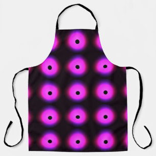 Abstract Dark Pink: Glowing Seamless Apron