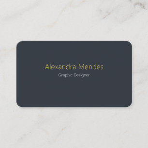 Abstract Dark Shape Business Card