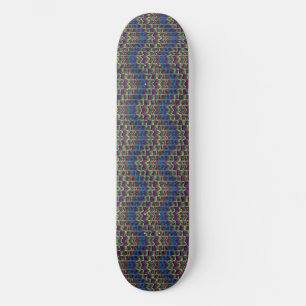 Abstract Decorative Ornamental Geometric Lin Skateboard