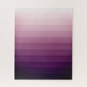 Abstract Deep Purple Gradient Color Ombre Jigsaw Puzzle
