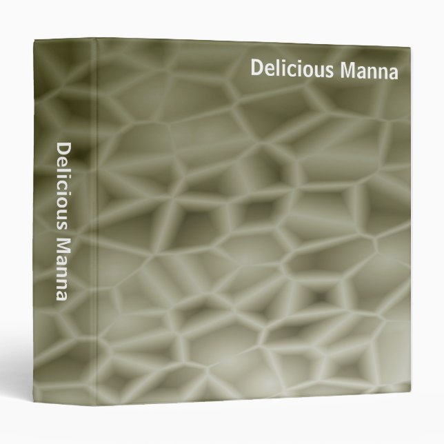 Abstract - Delicious Manna (1.5in) Binder (Front/Spine)