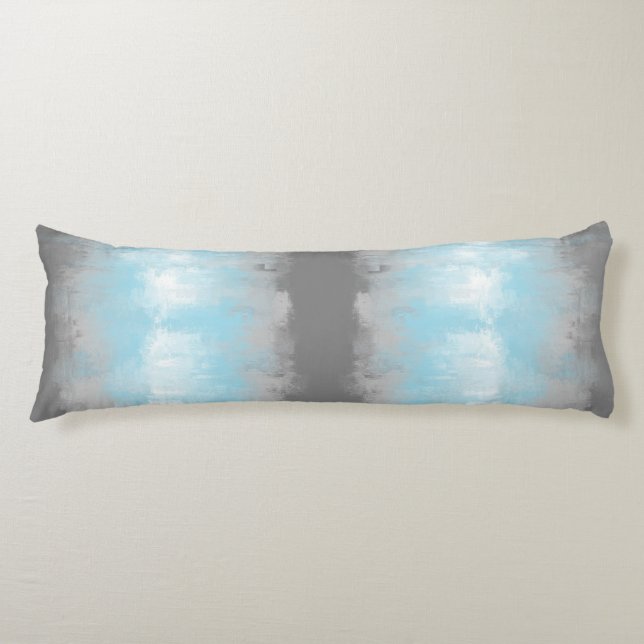 Abstract Demiboy Pride Flag    Body Pillow (Front)