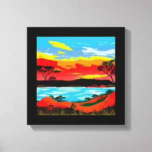 Abstract Desert Background #5  Canvas Print