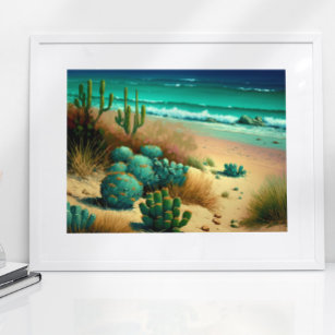 Abstract Desert Wall Art D cor Zazzle CA