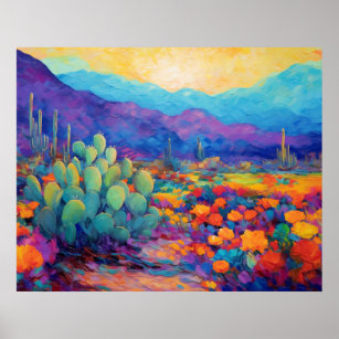 Abstract Desert Wall Art D cor Zazzle CA