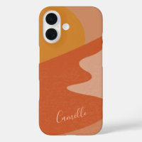 Abstract Desert Mountain Landscape Personalized