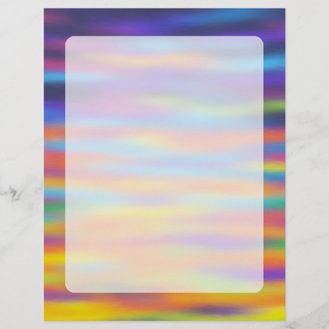 Abstract Desert Sunset Sky Artwork (Front)