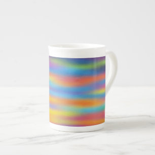 Abstract Desert Sunset Sky Artwork Bone China Mug
