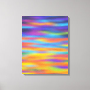 Abstract Desert Sunset Sky Artwork Canvas Print