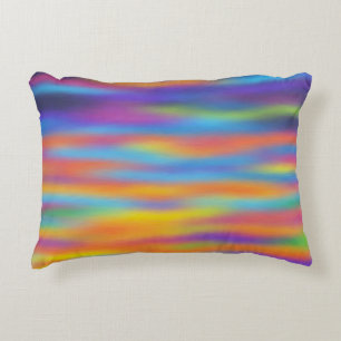 Abstract Desert Sunset Sky Artwork Decorative Pillow