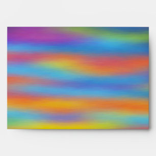 Abstract Desert Sunset Sky Artwork Envelope