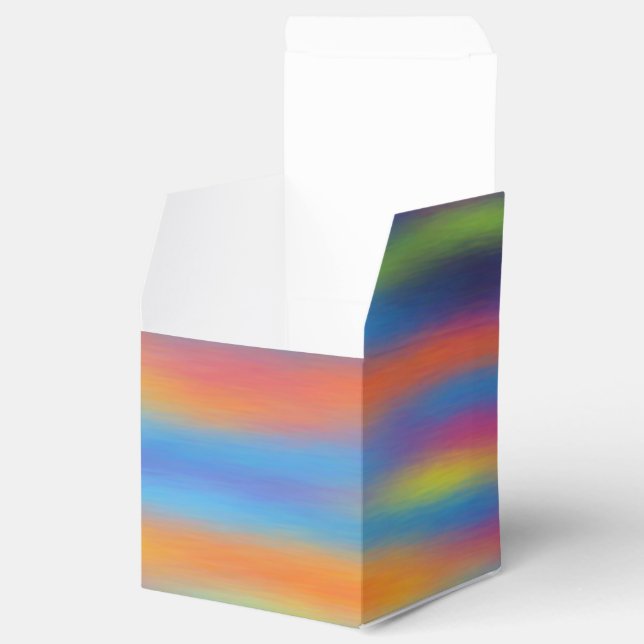 Abstract Desert Sunset Sky Artwork Favor Box (Opened)