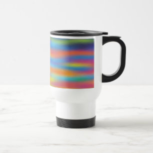 Abstract Desert Sunset Sky Artwork Travel Mug