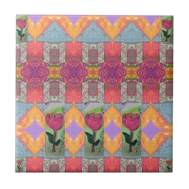Abstract Design 3 Tile (Front)