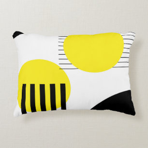 Abstract design accent pillow