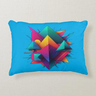 abstract design accent pillow