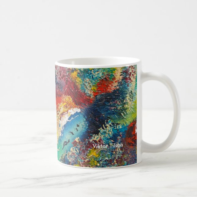 Abstract design by Viktor Tilson Coffee Mug (Right)