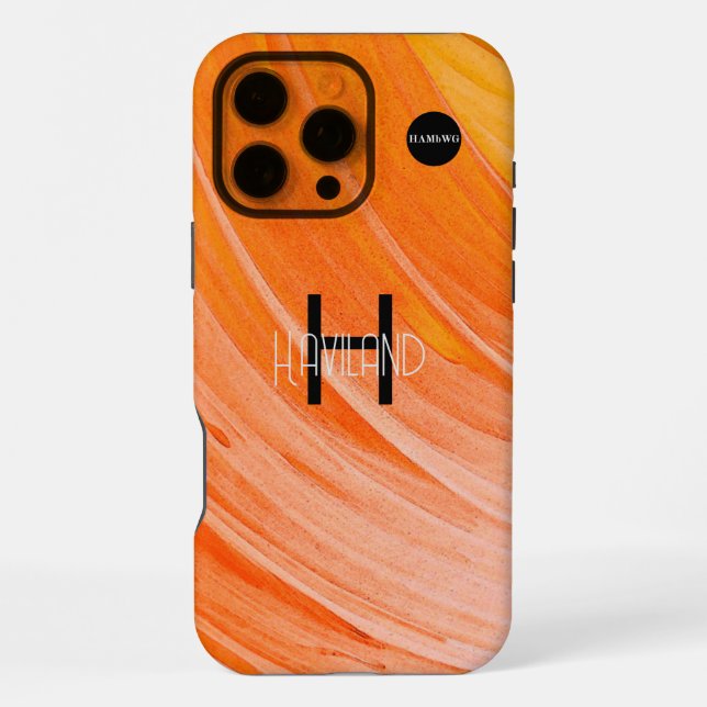 Abstract Design Cell Phone Case HAMbWG (Back)