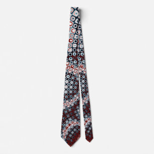 abstract design fractal tie