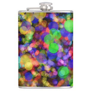 Abstract design hip flask