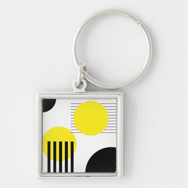 Abstract design keychain (Front)