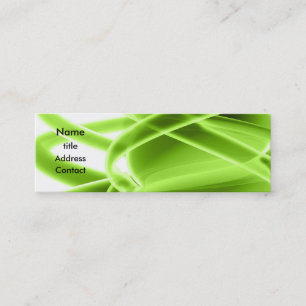 Abstract Design Mini Business Card