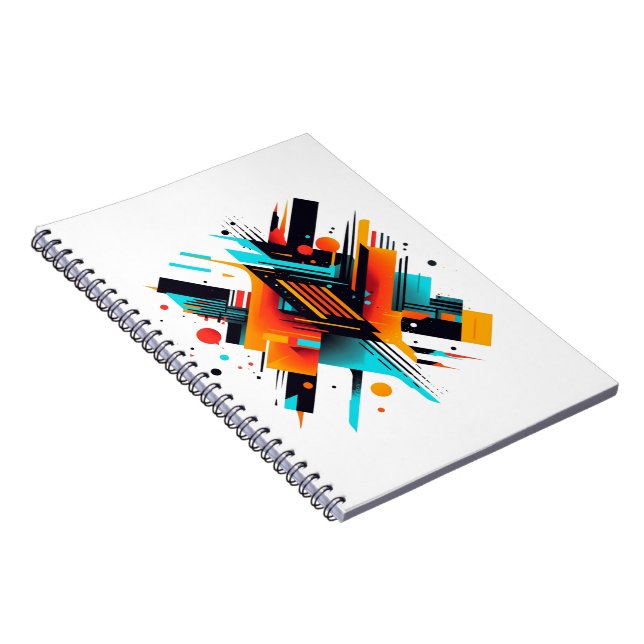 Abstract Design Notebook (Right Side)