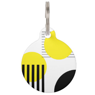 Abstract design pet tag