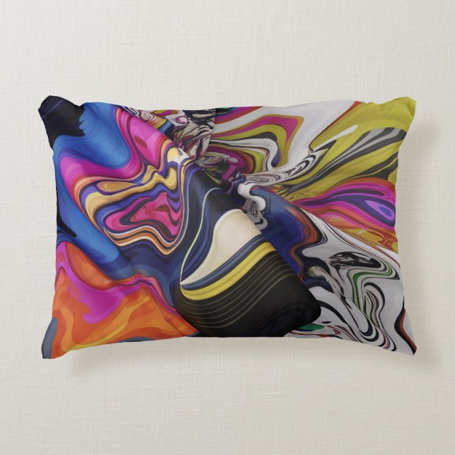 abstract design pillow (Front)