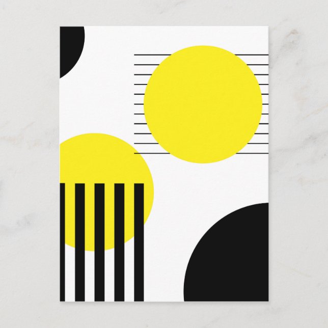 Abstract design postcard (Front)