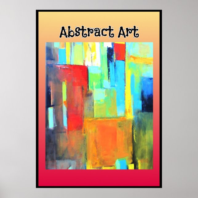 Abstract design poster (Front)
