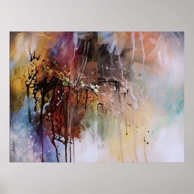 Abstract design poster (Front)