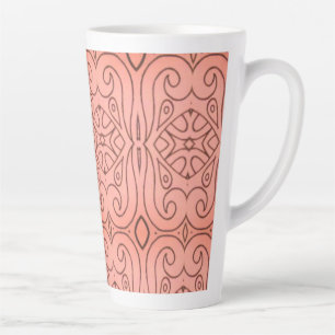 Abstract Design Sangria Latte Mug
