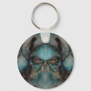 Abstract Design Scary Viking mask Keychain