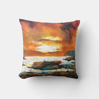 Abstract Design Throw Pillow