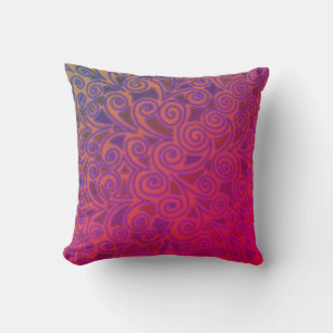 Abstract Design Throw Pillow