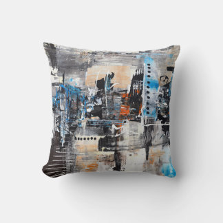 Abstract Design Throw Pillow