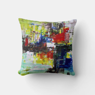 Abstract Design Throw Pillow