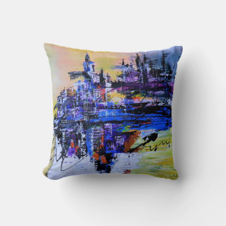 Abstract Design Throw Pillow
