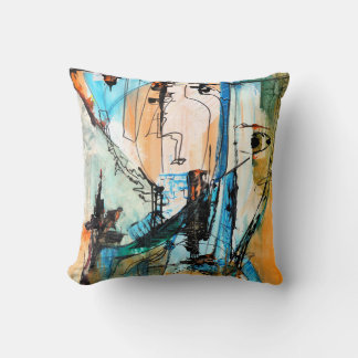 Abstract Design Throw Pillow