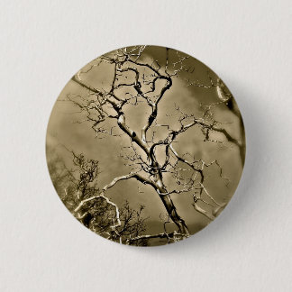 ABSTRACT DESIGN WITH TREE BRANCHES ILLUSION 2 INCH ROUND BUTTON