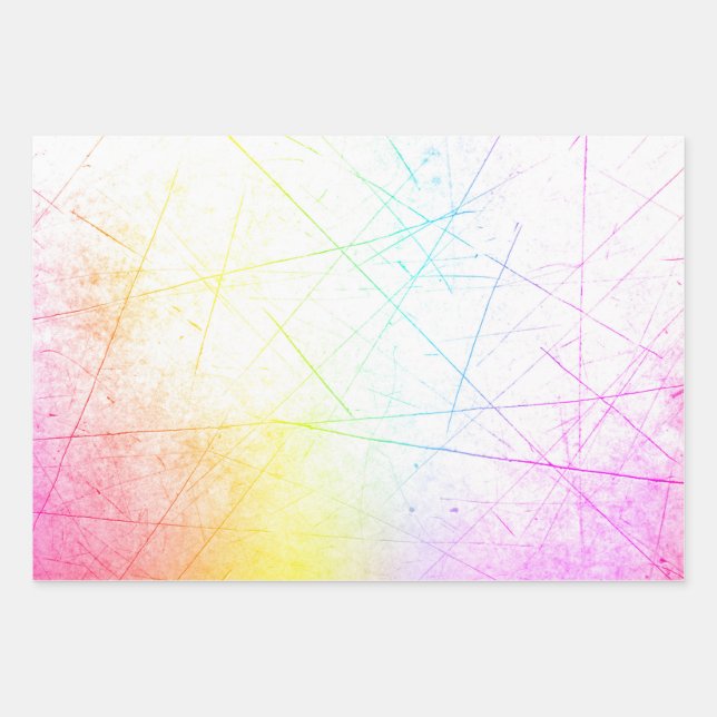 Abstract design wrapping paper sheet (Front 3)