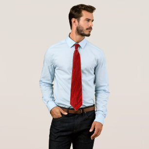 Abstract diagonal shades of red design tie