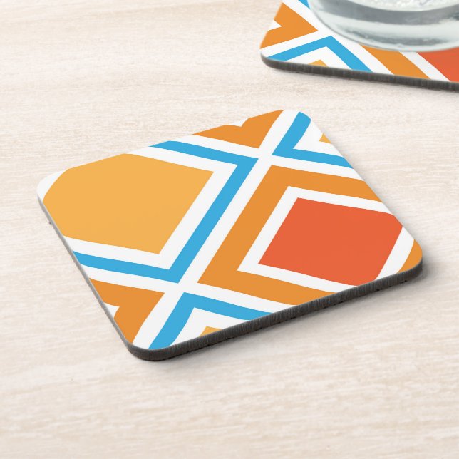 Abstract diamond geometrical coaster (Left Side)