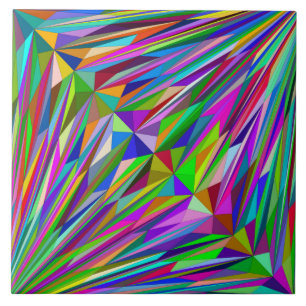 Abstract Diamond Tile