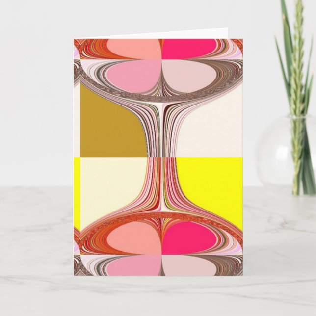 abstract digital artwork  card (Front)