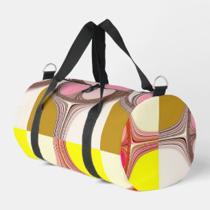 abstract digital artwork duffle bag
