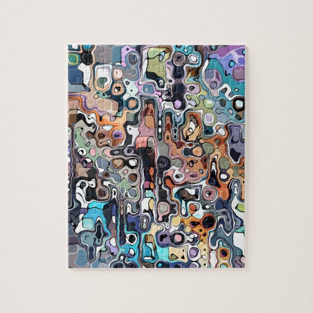 Abstract Digital Doodle 2 Jigsaw Puzzle (Vertical)