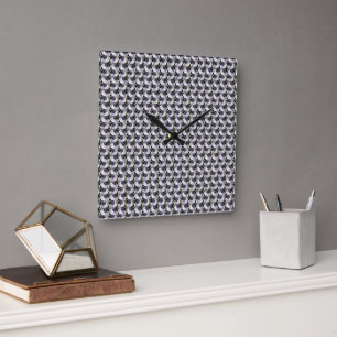 Abstract digital pattern 1222 - Wall Clock